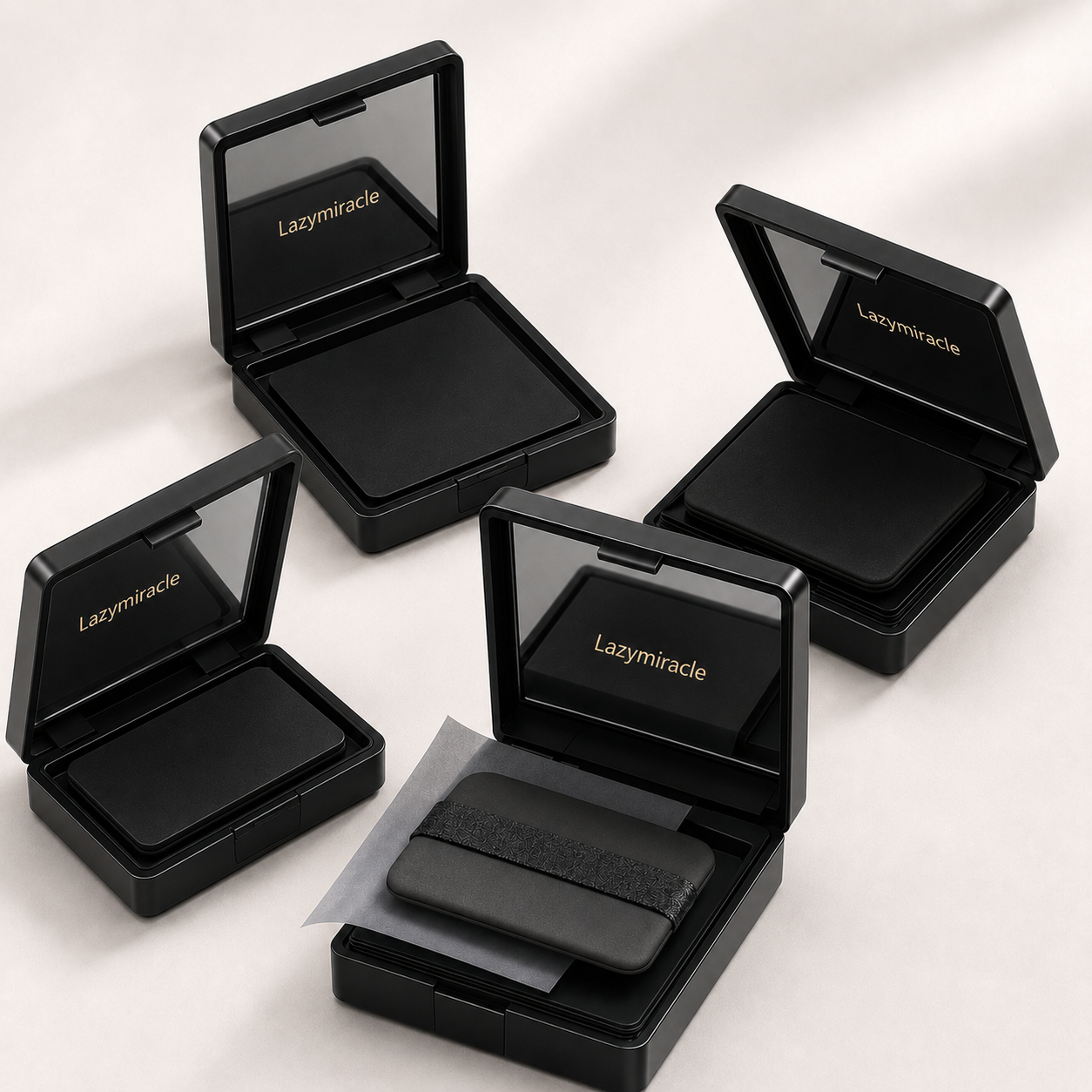 ✨Lazymiracle™ Black Magnet Oil Blotting Setting Sheets – 450 Sheets