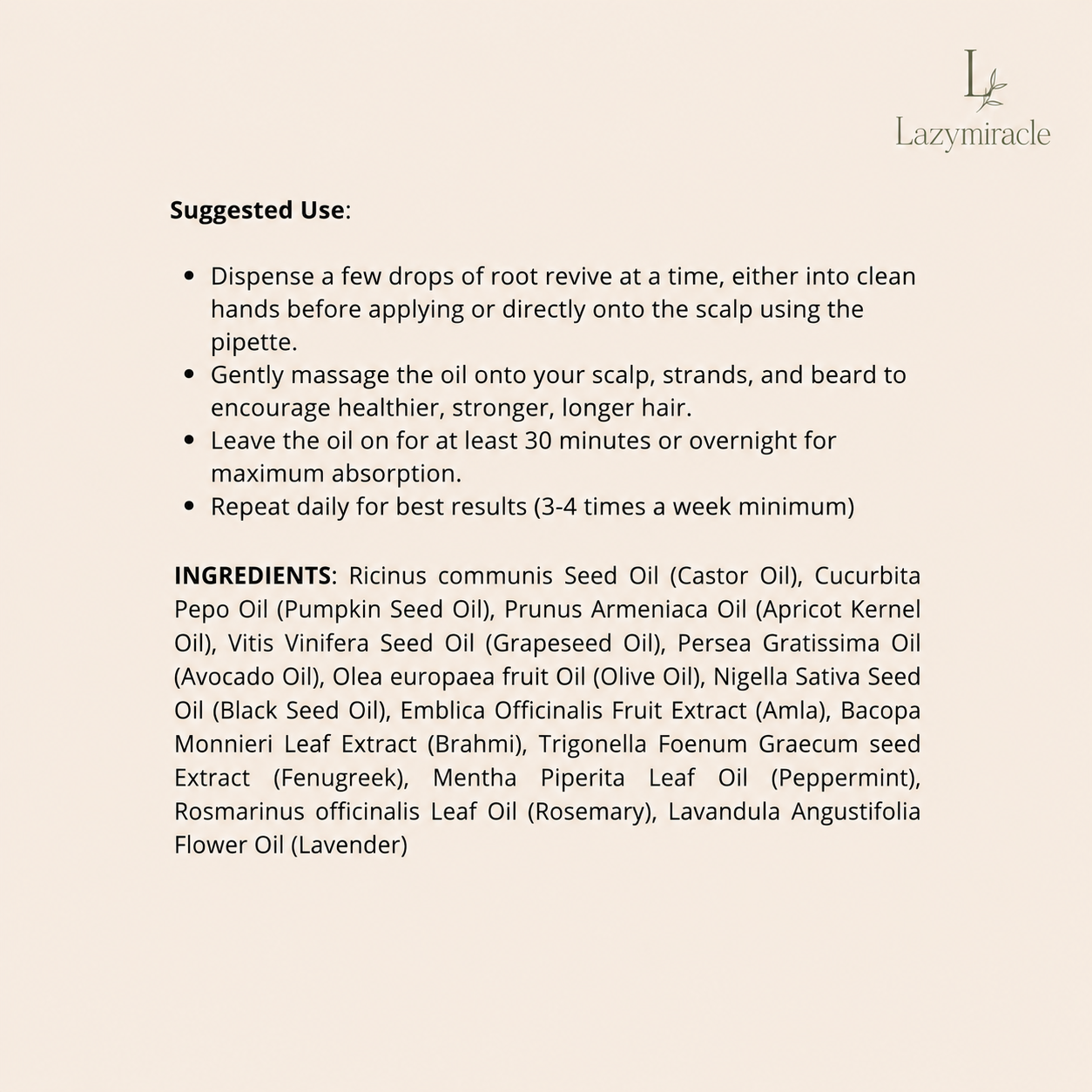 Lazymiracle™  Root Revival Hair Growth Oil