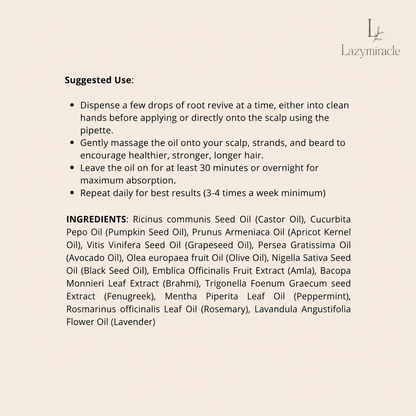 Lazymiracle™  Root Revival Hair Growth Oil