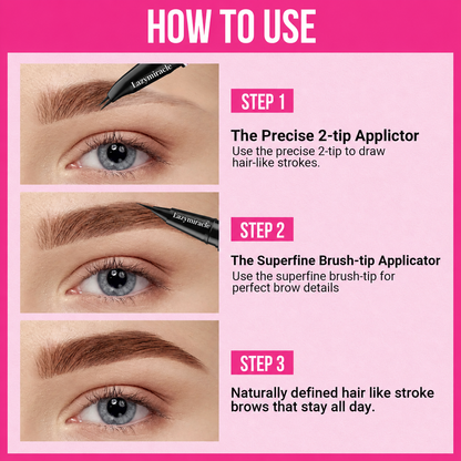 Lazymiracle™ 2-in-1 Waterproof Microblading Eyebrow Pen