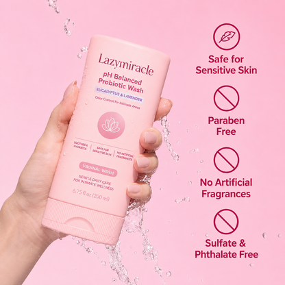 Lazymiraclep™ H-Balanced Probiotic Wash + Fast Relief Bundle Feel Fresh. Stay Balanced. Feel Like Yourself Again. 🌸✨