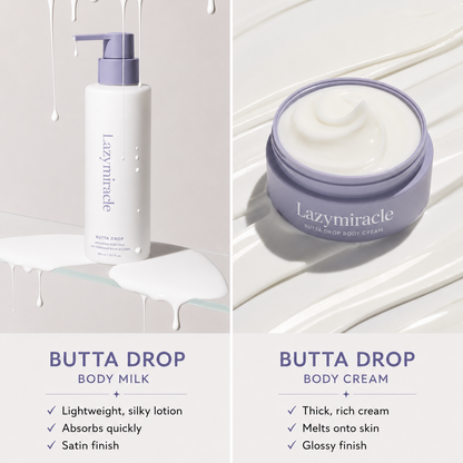 Lazymiracle™  Deep Hydration Body Cream + Body Milk Duo