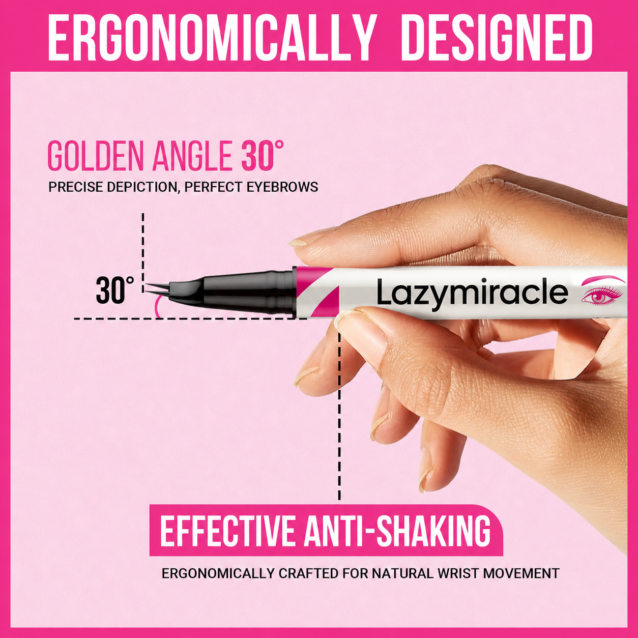 Lazymiracle™ 2-in-1 Waterproof Microblading Eyebrow Pen
