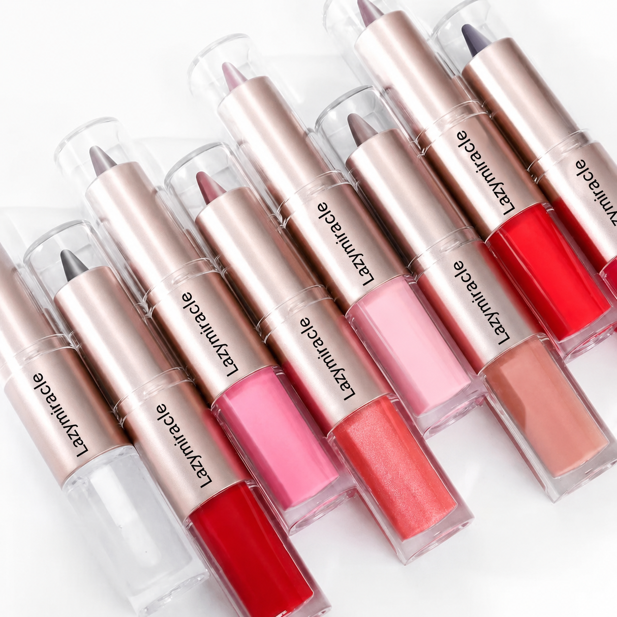 💋Lazymiracle™Dual-Ended Matte & Glossy Lip Set 💋