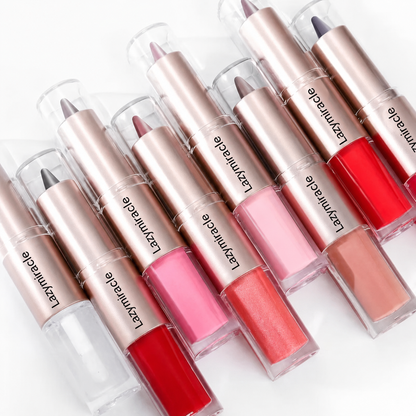 💋Lazymiracle™Dual-Ended Matte & Glossy Lip Set 💋