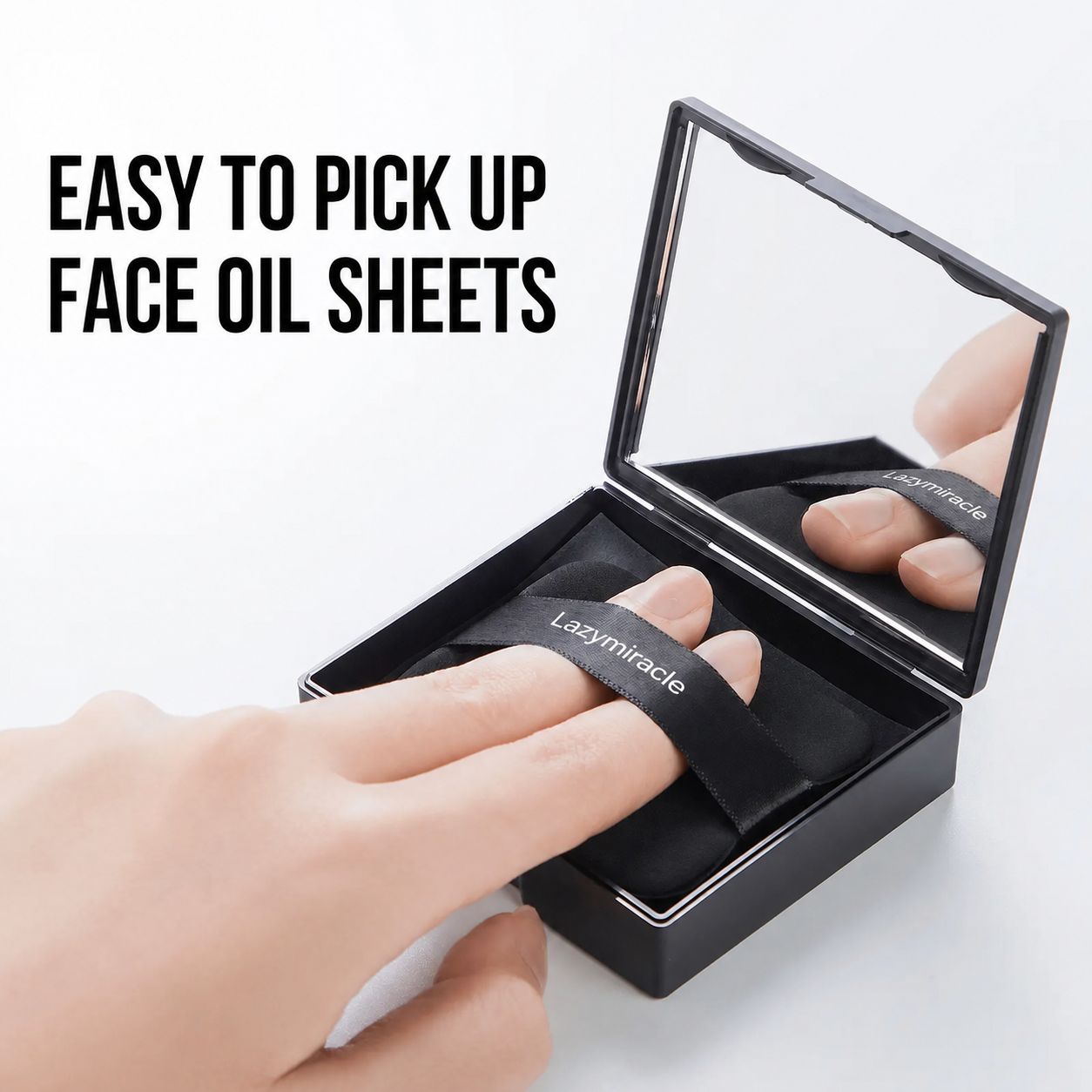 ✨Lazymiracle™  Black Magnet Oil Blotting Setting Sheets – 450 Sheets