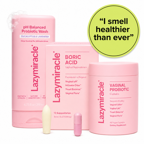 Lazymiraclep™ H-Balanced Probiotic Wash + Fast Relief Bundle Feel Fresh. Stay Balanced. Feel Like Yourself Again. 🌸✨