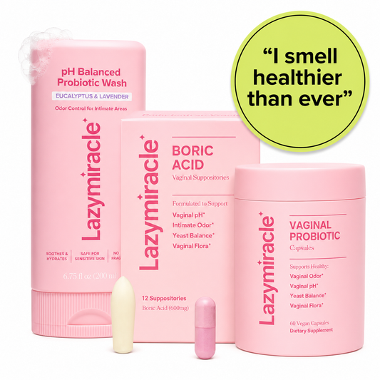 Lazymiraclep™ H-Balanced Probiotic Wash + Fast Relief Bundle Feel Fresh. Stay Balanced. Feel Like Yourself Again. 🌸✨
