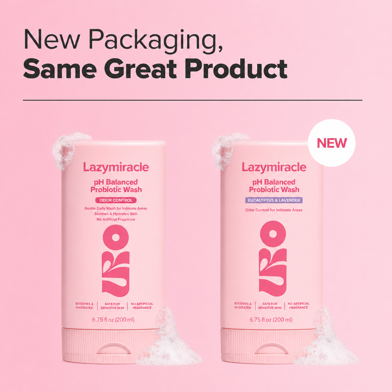 Lazymiraclep™ H-Balanced Probiotic Wash + Fast Relief Bundle Feel Fresh. Stay Balanced. Feel Like Yourself Again. 🌸✨