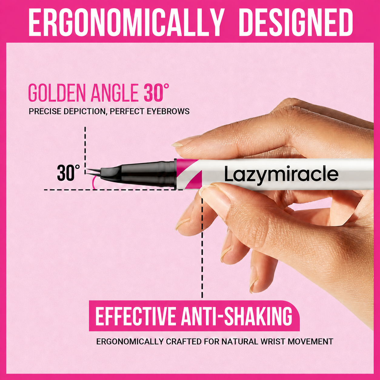 Lazymiracle™ 2-in-1 Waterproof Microblading Eyebrow Pen